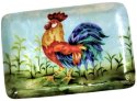 Kubla Crafts Capiz 1014 Rooster Capiz Tray