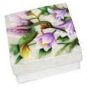 Kubla Crafts Capiz 1024N Hummingbird Capiz Box