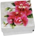 Kubla Crafts Capiz 1026N Bougainvillea Capiz Box