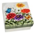 Kubla Crafts Capiz 1034 Zinnia Capiz Box