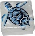 Kubla Crafts Capiz 1047N Sea Turtle Capiz Box