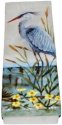 Kubla Crafts Capiz 1051 Long Capiz Blue Heron Box