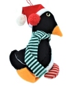 Kubla Crafts Cloisonne 1086 Penguin Ornaments Set of 3