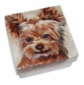 Kubla Crafts Capiz 1107 Yorkie Capiz Box