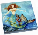 Kubla Crafts Capiz 1129 Mermaid Capiz Box