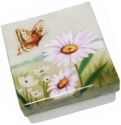 Kubla Crafts Capiz 1136 Butterfly Capiz Box