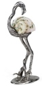 Kubla Crafts Bejeweled Enamel 1142 Flamingo Shell Sculpture