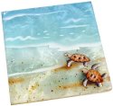 Kubla Crafts Capiz 1144 Two Sea Turtles Capiz Box