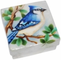 Kubla Crafts Capiz 1153 Bluejay Capiz Box