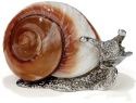 Kubla Crafts Bejeweled Enamel 1155 Snail Shell Sculpture