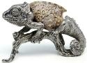 Kubla Crafts Bejeweled Enamel 1160 Chameleon Shell Sculpture