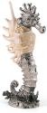 Kubla Crafts Bejeweled Enamel 1163 Seahorse Shell Sculpture