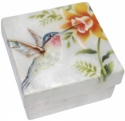 Kubla Crafts Capiz 1172 Hummingbird Capiz Box