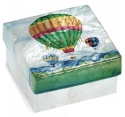 Kubla Crafts Capiz 1187N Hot Air Balloon Capiz Box