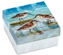 Kubla Crafts Capiz 1191 Shore Bird Capiz Box