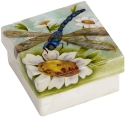 Kubla Crafts Capiz 1207 Dragonfly Capiz Box