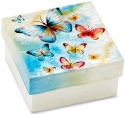 Kubla Crafts Capiz 1225C Large Butterfly Capiz Box