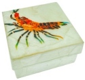 Kubla Crafts Capiz 1245 Lobster Capiz Box