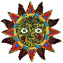 Kubla Crafts Capiz 1260B Sun Magnet Set of 3