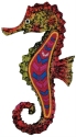 Kubla Crafts Capiz 1260E Seahorse Magnet Set of 3