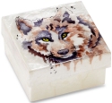 Kubla Crafts Capiz 1261 Wolf Capiz Box