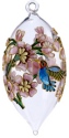 Kubla Crafts Cloisonne 1305A Hummer Cloisonne Finial Glass Ornament