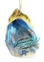 Kubla Crafts Capiz 1311AN Crab Oystershell Ornament