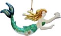 Kubla Crafts Capiz 1315TN Mermaid With Shell Ornament