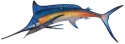 Kubla Crafts Capiz 1324 Marlin Sailfish Wall Decor