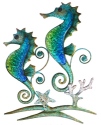 Kubla Crafts Capiz 1326 Seahorses Wall Decor