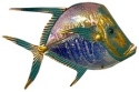 Kubla Crafts Capiz 1334 Dori Fish Wall Decor