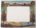 Kubla Crafts Bejeweled Enamel 1342 Farm Animals Fabric Frame