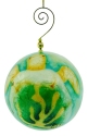 Kubla Crafts Capiz 1355J Turtle Ball Ornament Set of 2