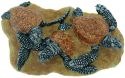 Kubla Crafts Capiz 1365N Trio Sea Turtle on Sand Figurine