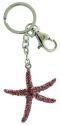 Kubla Crafts Bejeweled Enamel 1456PK Starfish Keyring