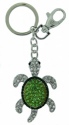 Kubla Crafts Bejeweled Enamel 1465 Key Ring Articulated Sea Turtle