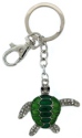 Kubla Crafts Bejeweled Enamel 1481 Key Ring Sea Turtle