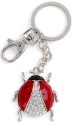 Kubla Crafts Bejeweled Enamel 1493 Key Ring Ladybug