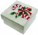 Kubla Crafts Capiz 1500D Candy Cane Capiz Box