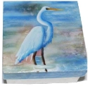 Kubla Crafts Capiz 1546 Egret Capiz Box