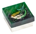 Kubla Crafts Capiz 1547G Mermaid Green Capiz Box