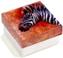 Kubla Crafts Capiz 1554 Capiz Box Zebra