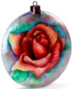 Kubla Crafts Capiz KUB 1600B Rose Capiz Ornament