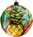 Kubla Crafts Capiz 1600R Colorful Pineapple Capiz Ornament Set of 2