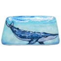 Kubla Crafts Capiz 1602GN Whale Capiz Tray