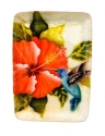 Kubla Crafts Capiz 1630BN Hummingbird Capiz Tray