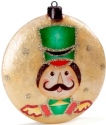 Kubla Crafts Capiz 1640C Soldier Capiz Ornament Green