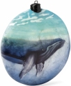 Kubla Crafts Capiz 1645K Humpback Whale Capiz Ornament