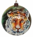 Kubla Crafts Capiz 1646K Tiger Capiz Ornament