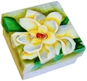 Kubla Crafts Capiz 1738B Magnolia Capiz Box